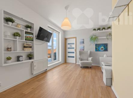 Prodej bytu 90,9 m2 s terasou 36,2 m2 a parkovacím stáním v Nehvizdech | Prodej bytu, 3+1, 126 m²