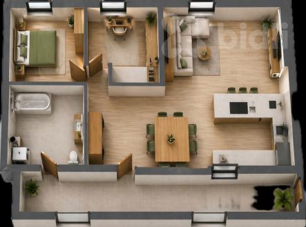 Prostorný byt 3+kk po rekonstrukci s vlastním parkováním | Prodej bytu, 3+kk, 84 m²