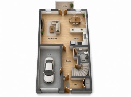 Prodej domu 4+kk, 131 m2, ulice Dlouhá, Mikulovice u Pardubic | Prodej - dům/vila, 131 m²