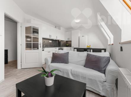 obývák | Prodej bytu, 2+kk, 46 m²