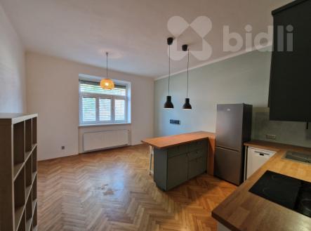 Kuchyně s obýv. pokojem | Pronájem bytu, 2+kk, 62 m²