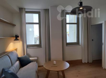 Pronájem moderního bytu 2+kk v centru Prostějova s parkováním a terasou | Pronájem bytu, 2+kk, 49 m²