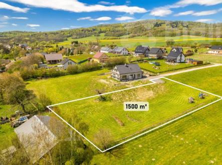 Prodej pozemku pro stavbu rodinného domu 1500 m2, Horní Habartice | Prodej - pozemek pro bydlení, 1 500 m²