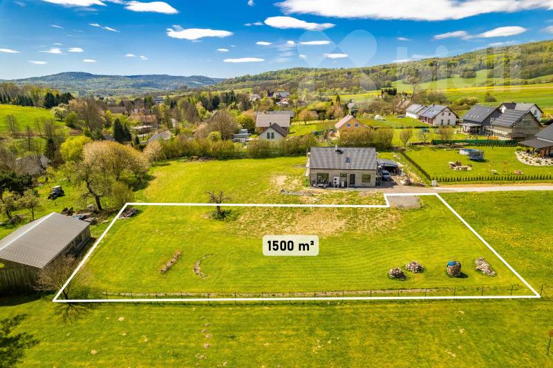 Prodej pozemku pro stavbu rodinného domu 1500 m2, Horní Habartice