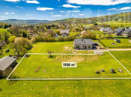 Prodej pozemku pro stavbu rodinného domu 1500 m2, Horní Habartice | Prodej - pozemek pro bydlení, 1 500 m²