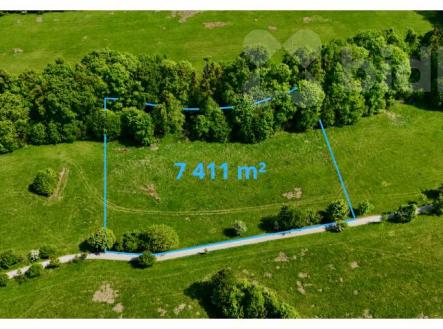 Prodej pozemku 7 411 m2, Nový Jičín - Horní Předměstí | Prodej - pozemek, trvalý travní porost, 7 411 m²
