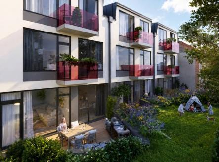 Projekt pro výstavbu bytů, Kladno, Vrbenského | Prodej - pozemek pro bydlení, 708 m²