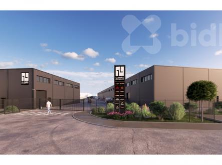 Prodej průmyslové haly GL Park Pardubice-Semtín 2756 m2 na pozemku 7749 m2 | Prodej - komerční objekt, průmyslový areál, 2 756 m²