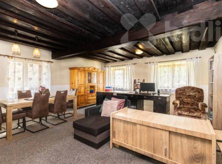 Prodej vesnického statku se dvěma domy 840 m2, pozemek 2253 m2, Byňov u Nových Hradů | Prodej - dům/vila, 840 m²