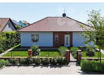 Moderní přízemní dům 3+1 bazén, fotovoltaika, dvojgaráž - Skrbeň | Prodej - dům/vila, 165 m²