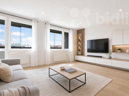 Prostorný byt 3+1 (78 m2) se zasklenou lodžií u lesoparku Bažantnice - Kladno, ul. Pařížská | Prodej bytu, 3+1, 70 m²