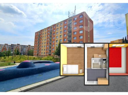 Prodej bytu 2+1, OV, Borová, Chomutov | Prodej bytu, 2+1, 52 m²