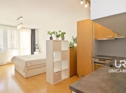Pronájem bytu 2+kk K Babě, Brno-Medlánky, obývací pokoj | Pronájem bytu, 2+kk, 63 m²