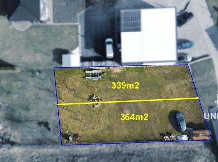 Dvě parcely Holubice okr. Vyškov 1 | Prodej - pozemek pro bydlení, 364 m²