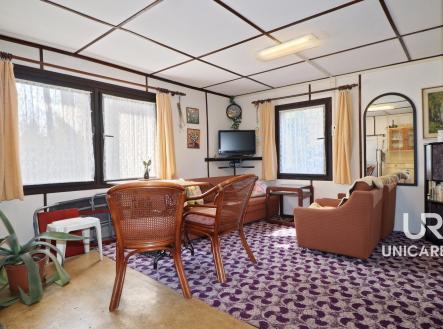 Obývací část | Prodej - chata/rekreační objekt, 46 m²
