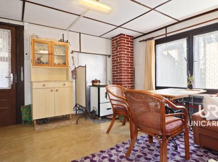 Obývací část (3) | Prodej - chata/rekreační objekt, 46 m²