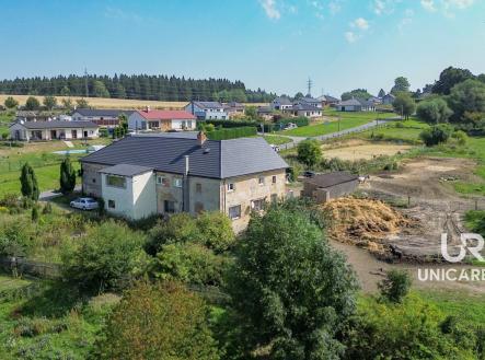 Zem. usedlost letecký pohled | Prodej - zemědělský objekt, 10 137 m²