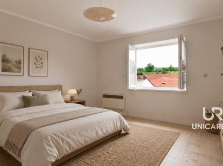 Vizualizace Ložnice | Prodej - dům/vila, 74 m²