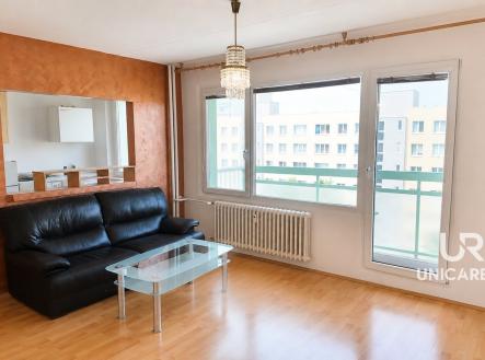 Pronájem bytu 2+1 Koniklecova, Brno-Nový Lískovec, obývací pokoj 3 | Pronájem bytu, 2+1, 53 m²