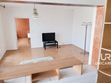 Pronájem bytu 2+1 Koniklecova, Brno-Nový Lískovec, obývací pokoj | Pronájem bytu, 2+1, 53 m²