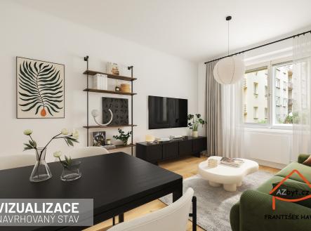 3 | Prodej bytu, 2+kk, 48 m²