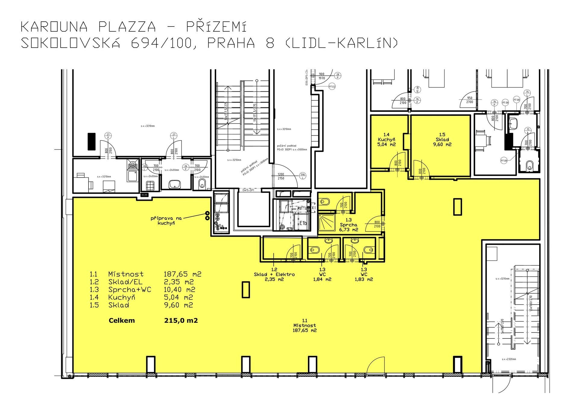 Pronájem luxusního obchodního prostoru v Karolina Plazza