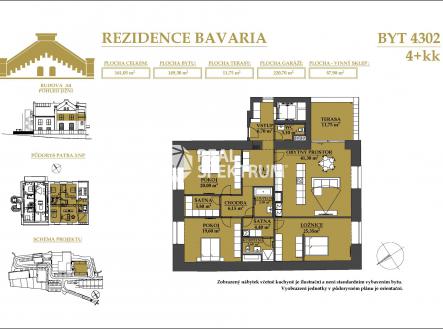 4302 _zmena final | Prodej bytu, 4+kk, 155 m²