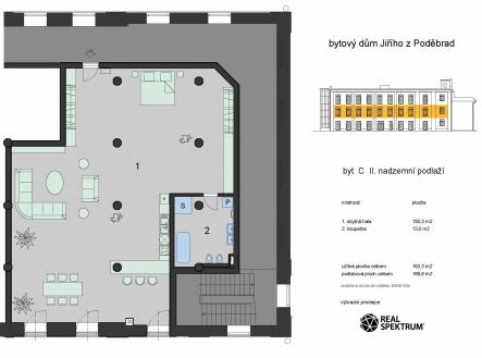 byt_C_var.2 - RS | Prodej bytu, 4+kk, 169 m²