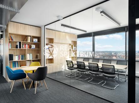 Pronájem - kanceláře, 497 m²