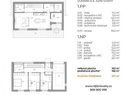 RD-Vohančice-Jižní Svahy_H_8 | Prodej - dům/vila, 163 m²