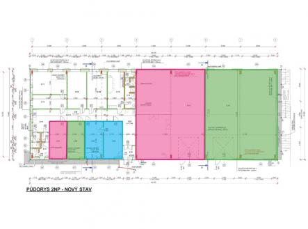 07 - PŮDORYS 2NP | Pronájem - komerční objekt, sklad, 220 m²