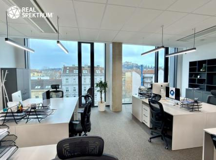 5NP _T - Open-space | Pronájem - kanceláře, 263 m²
