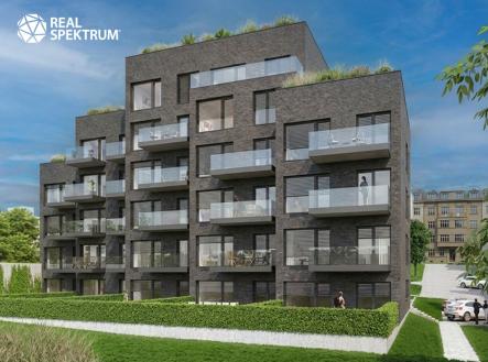 vizualizace jižní pohled | Pronájem - obchodní prostor, 44 m²