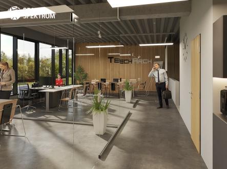 A1 Park_K terminálu_int_kancelář_0006 | Pronájem - komerční objekt, sklad, 470 m²