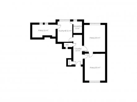 Půdorys Babičkova | Prodej bytu, 3+1, 80 m²