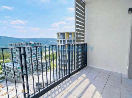 balkon 4.jpg | Pronájem bytu, 1+kk, 39 m²