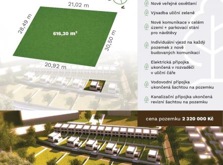 Prodej - pozemek pro bydlení, 616 m²