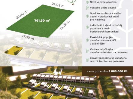 Prodej - pozemek pro bydlení, 760 m²
