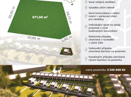 Prodej - pozemek pro bydlení, 671 m²