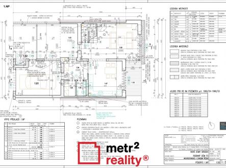 P2_PŮDORYS 1.NP | Prodej - dům/vila, 160 m²