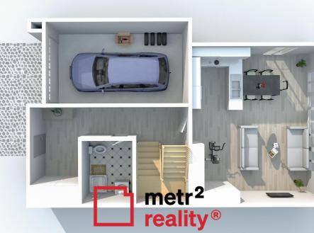 Slavonín_dvojdomek_A_1_0.patro_top | Prodej - dům/vila, 143 m²