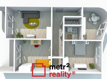 top | Prodej bytu, 3+1, 92 m²