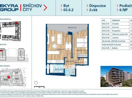 0362 | Prodej bytu, 2+kk, 55 m²