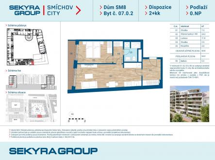 07.0.2 | Prodej bytu, 2+kk, 51 m²