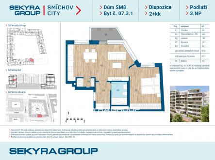 07.3.1 | Prodej bytu, 2+kk, 53 m²