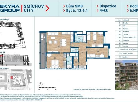 1261 | Prodej bytu, 4+kk, 106 m²
