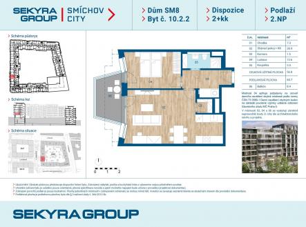 10.2.2 | Prodej bytu, 2+kk, 57 m²
