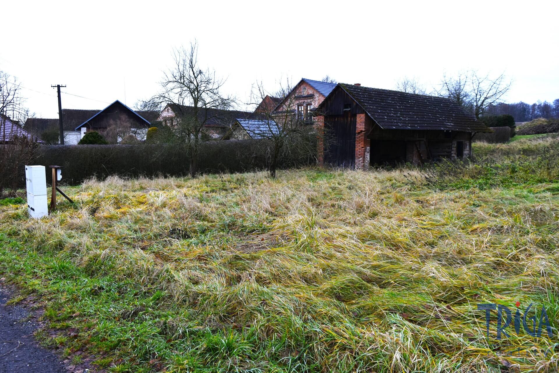 Lužany - prodej pozemku o výměře 1656 m2 se starší stavbou