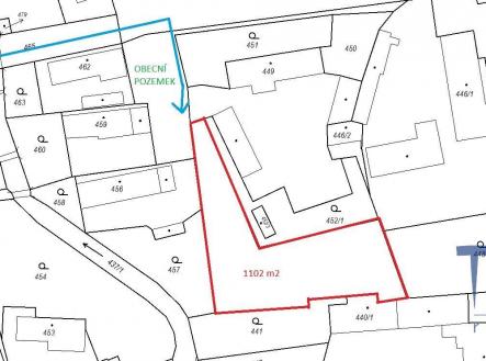 Prodej - pozemek pro bydlení, 1 102 m²
