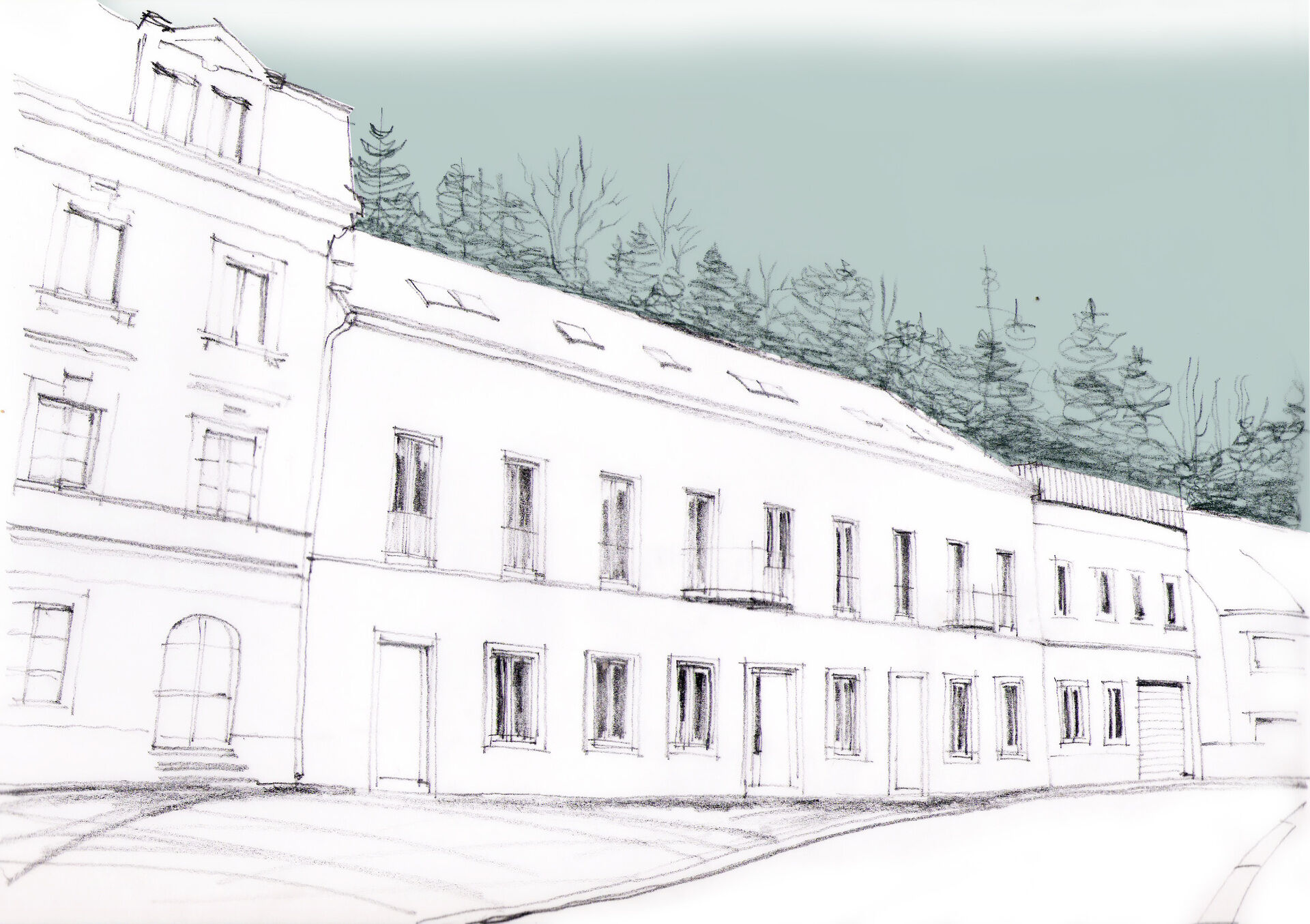 Prodej polyfunkčního domu o ploše 750 m2 a pozemkem 1400m2, Karlovy Vary- Březová